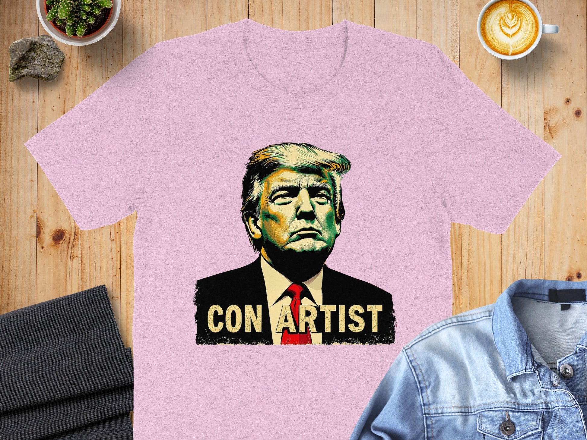 Con Artist Graphic T-Shirt statement product