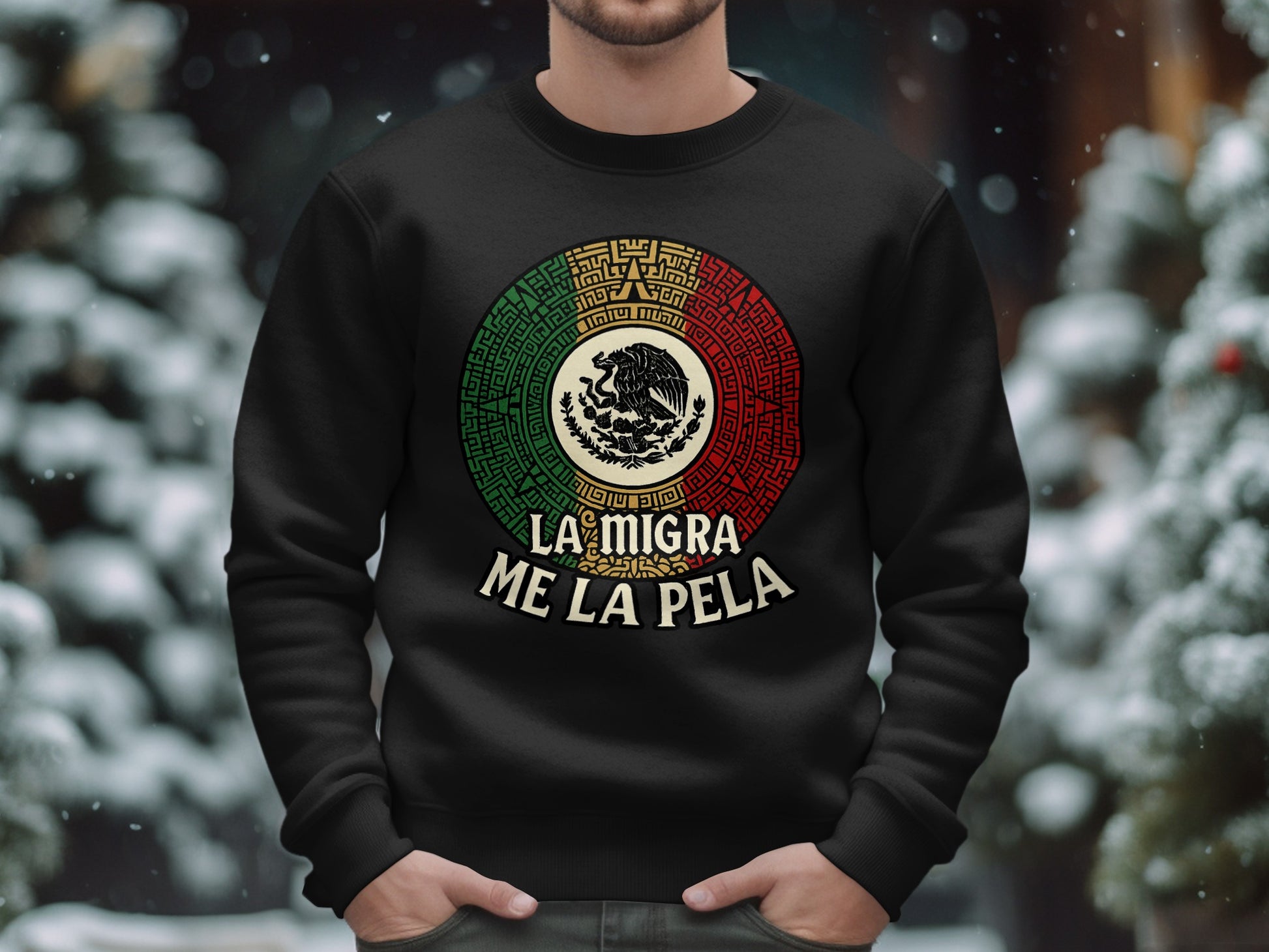 La Migra Me La Pela Statement Sweatshirt product type