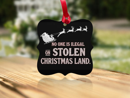No One Is Illegal On Stolen Christmas Land product
