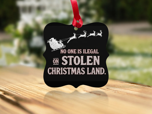No One Is Illegal On Stolen Christmas Land product