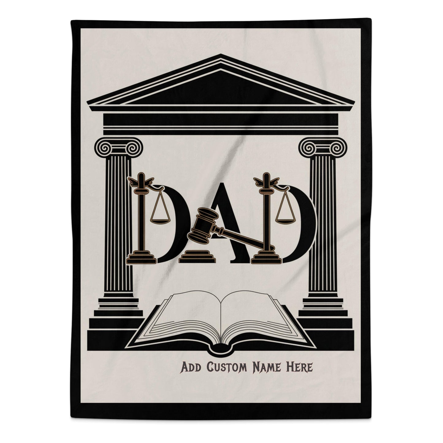 Dad Lawyer Themed Customizable Design blanket product