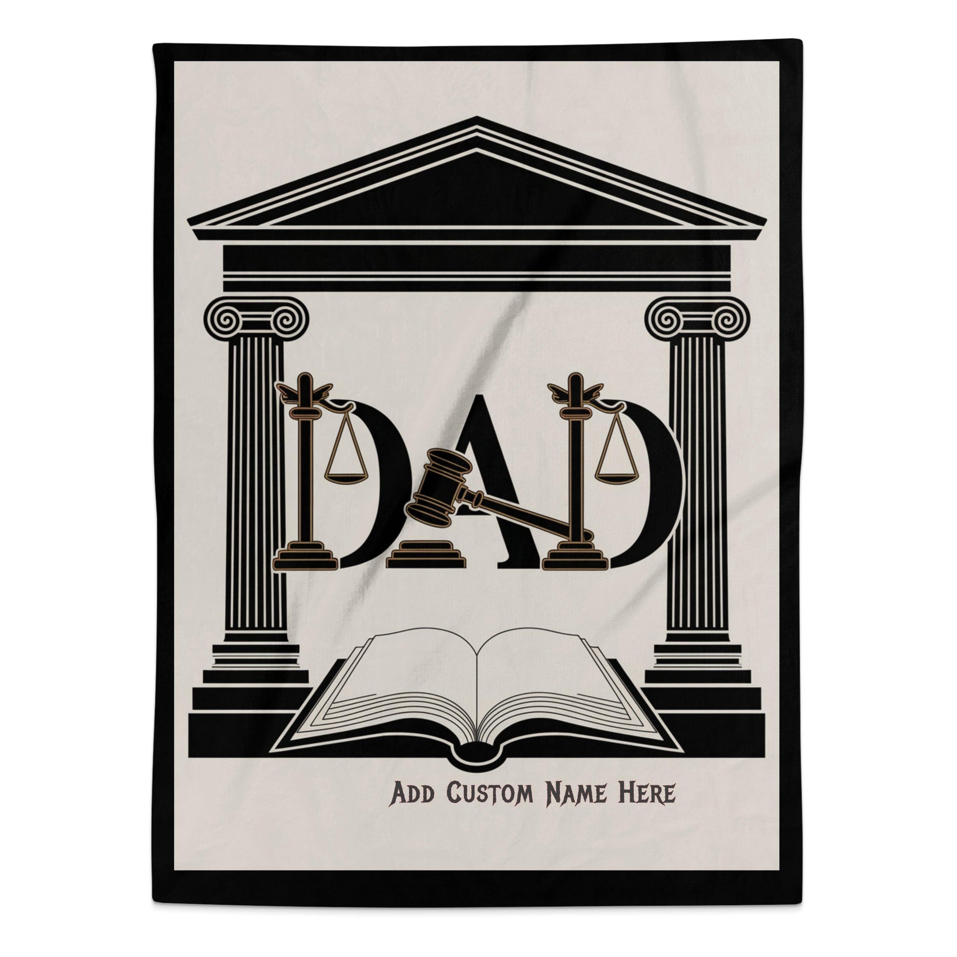 Dad Lawyer Themed Customizable Design blanket product