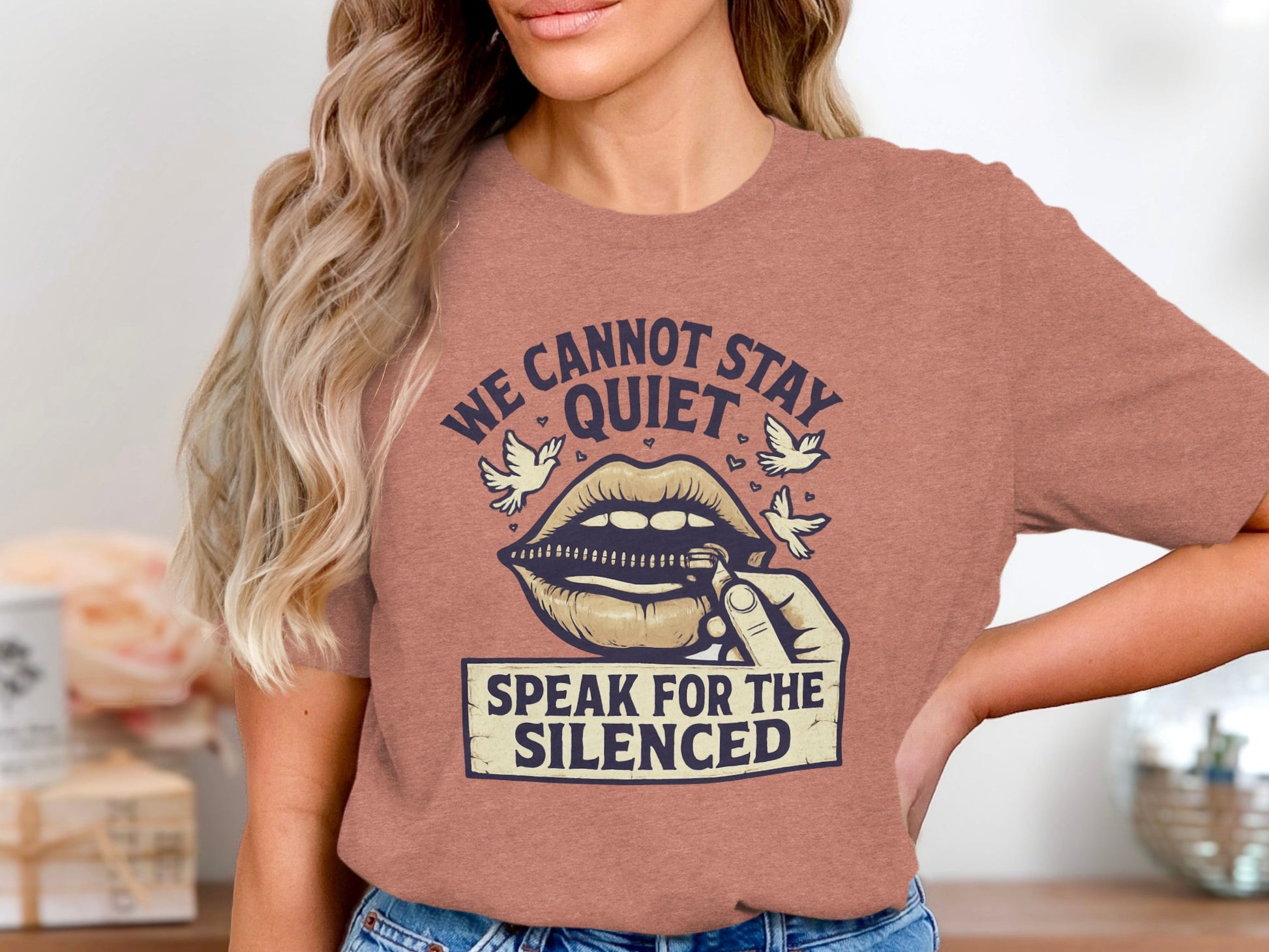 We Cannot Stay Quiet Speak For The Silenced shirt product type