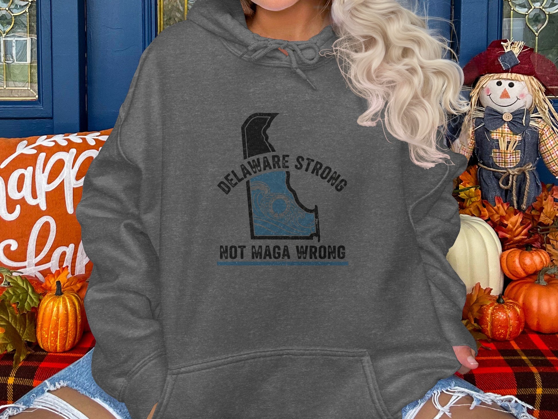 Delaware Strong Not Maga Wrong Hoodie product type