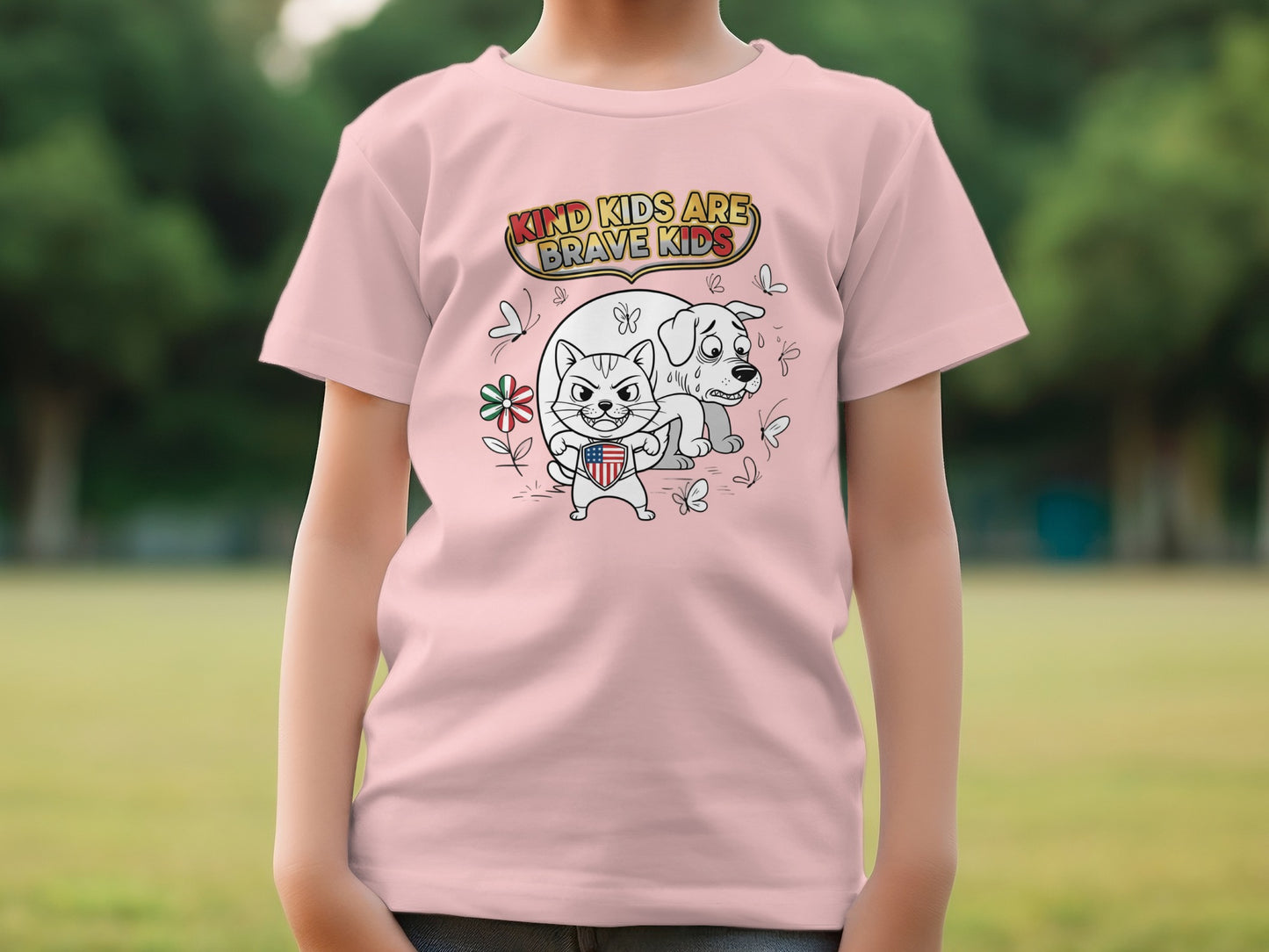 Kind Kids Are Brave Kids Graphic Tee