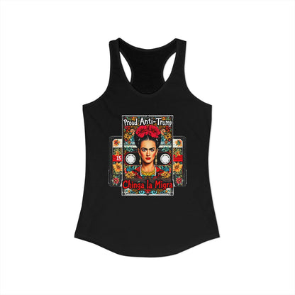 Proud Anti Trump Chinga la Migra Graphic Tank Top
