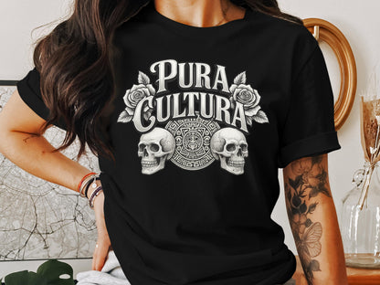 Pura Cultura Skull and Roses Graphic Tee product