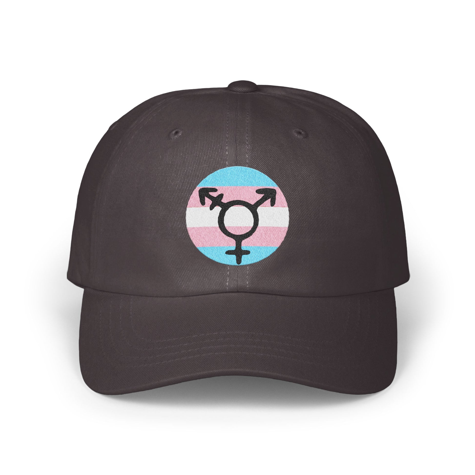 Transgender Pride Symbol on Black Hat product type