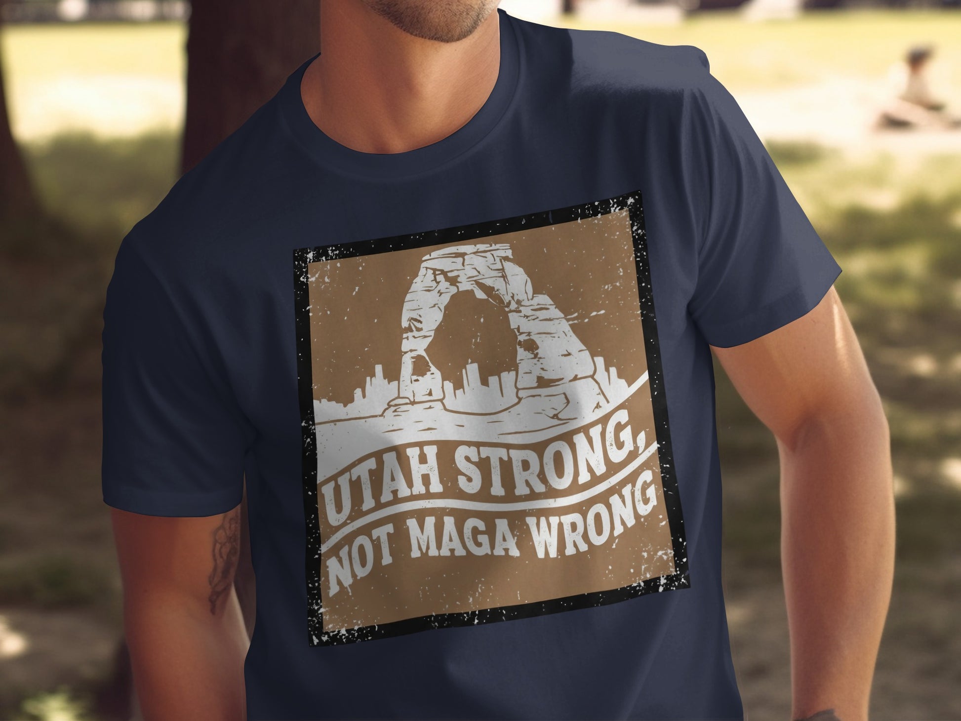 Utah Strong Not Maga Wrong Graphic T-Shirt product type
