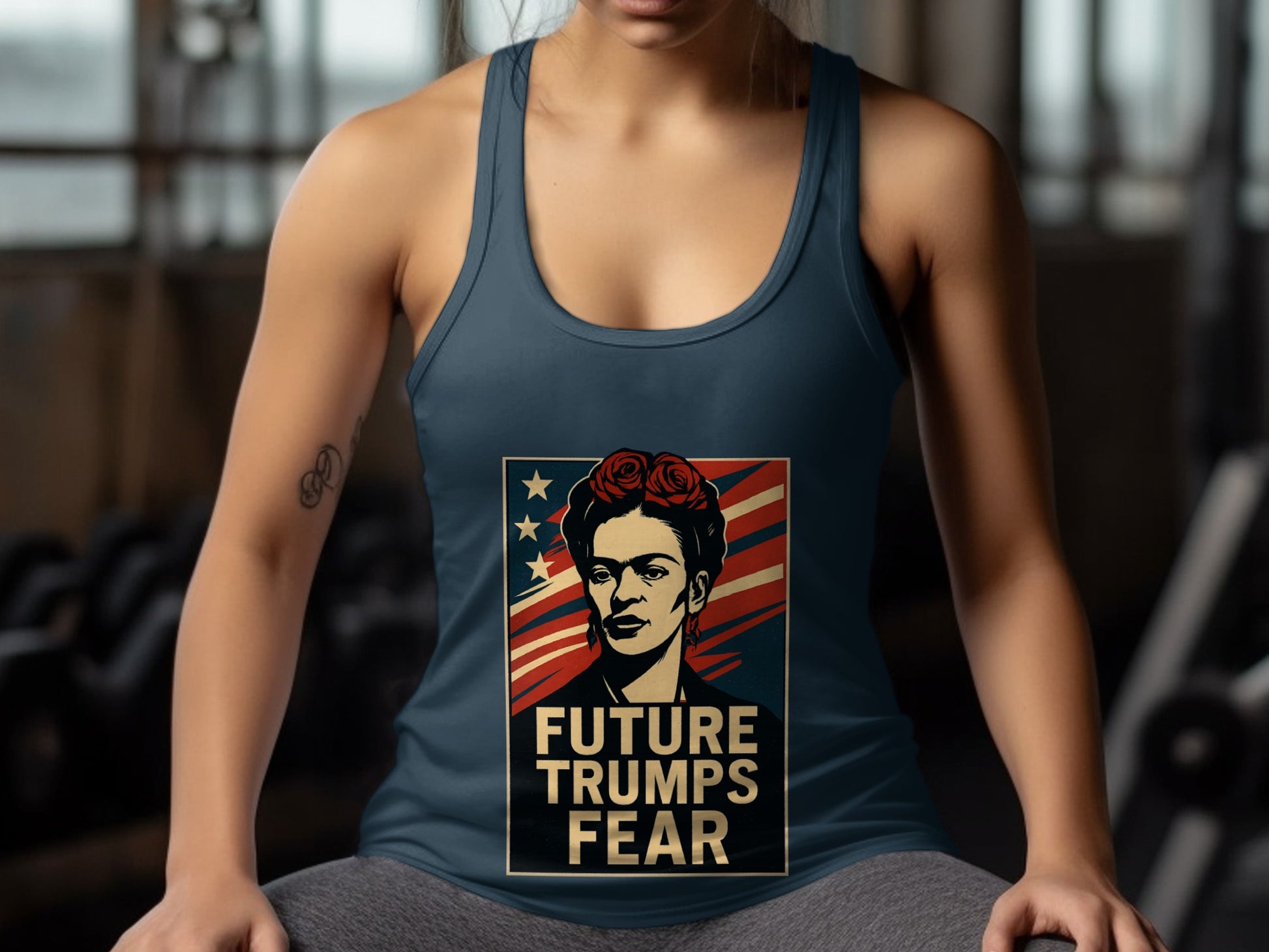 Future Trumps Fear Graphic Tank Top product