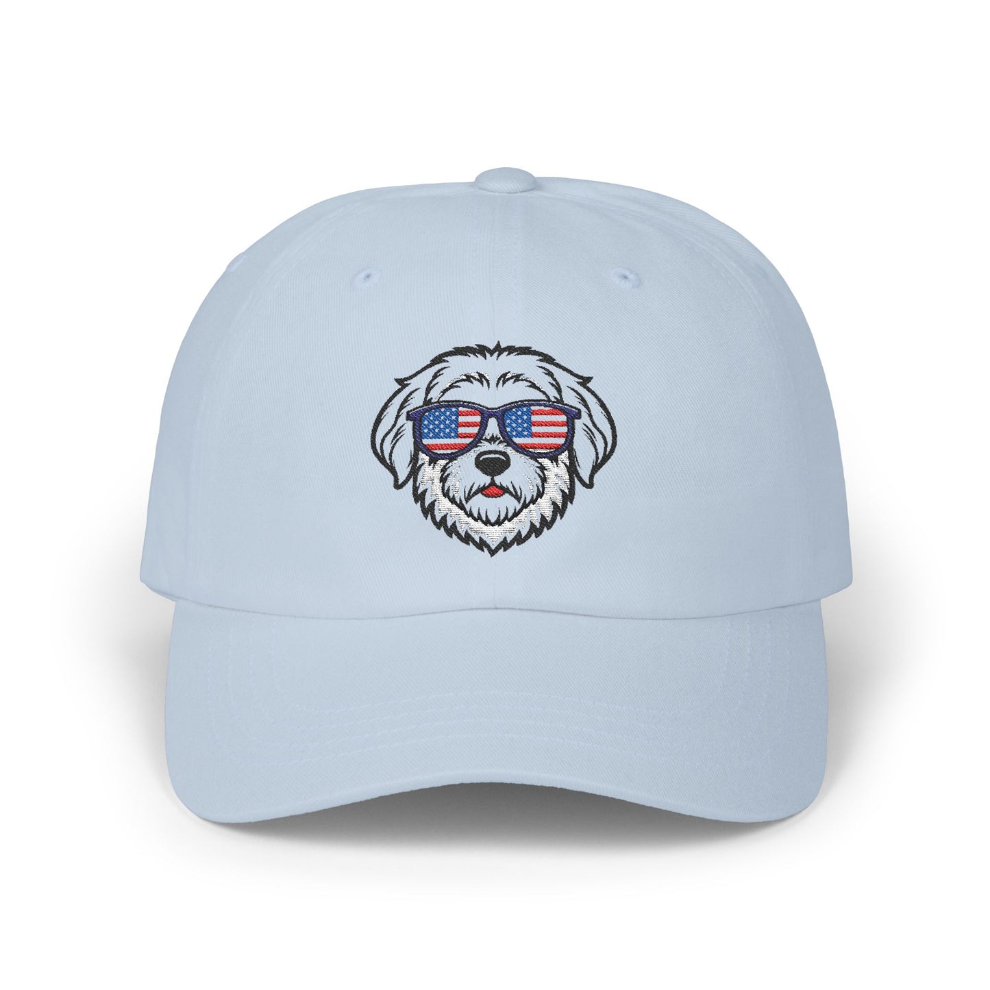 Patriotic Dog Dad Cap - Adjustable Classic Hat for Pet Lovers