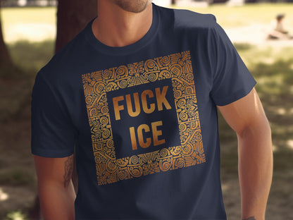 Bold Statement Fuck Ice Graphic T-shirt product
