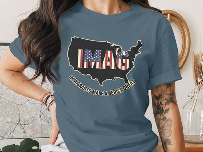 Immigrants Make America Great Graphic Tee product