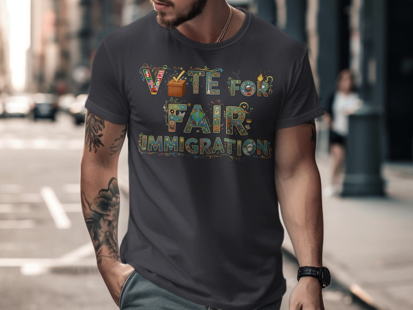 Vote For Fair Immigration Graphic Tee