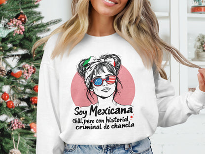 Soy Mexicana Chill pero con historial sweater product