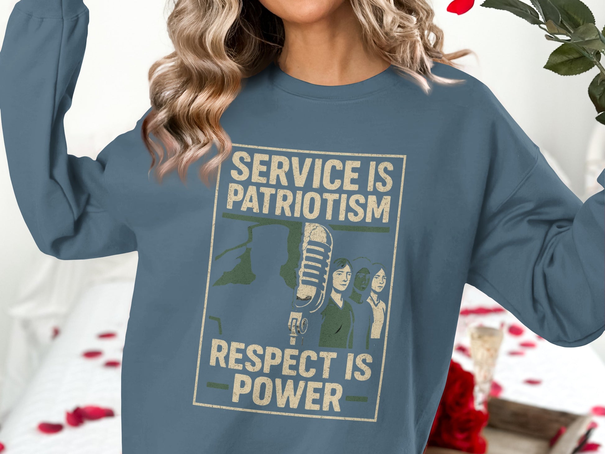 Service is Patriotism Respect is Power product type