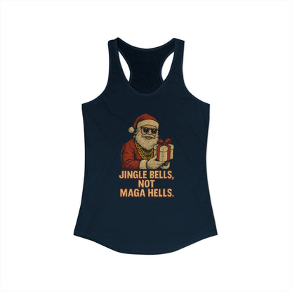 Jingle Bells Not Maga Hells Tank Top Holiday Apparel