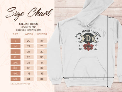 Stand Against Fascism Eye Design Hoodie product