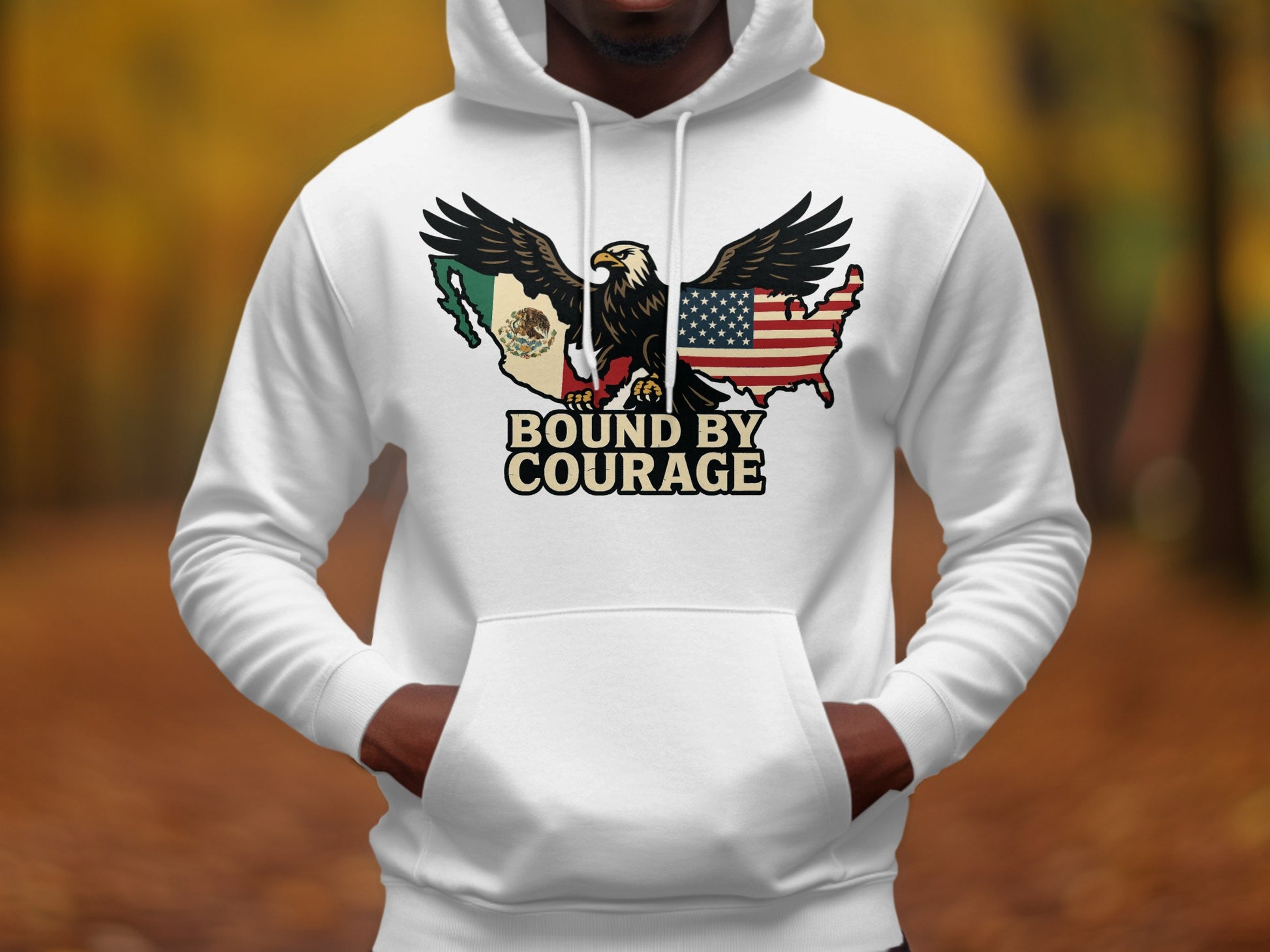 Bound By Courage Patriotic Eagle Hoodie product