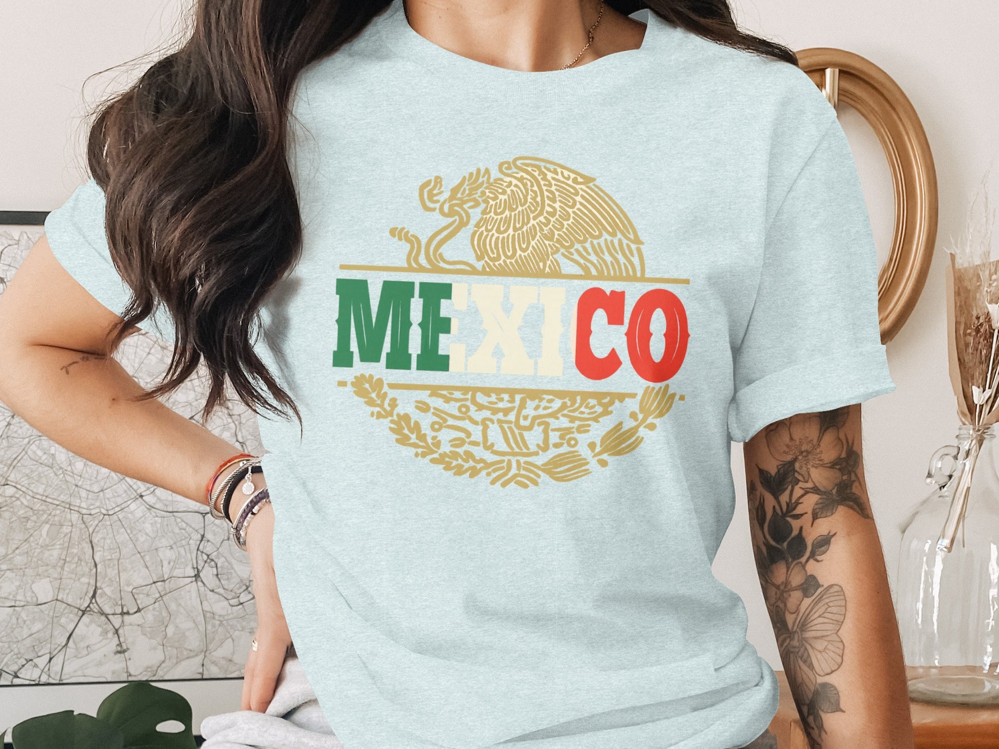 Mexican Pride Mexico Emblem Graphic Tee product