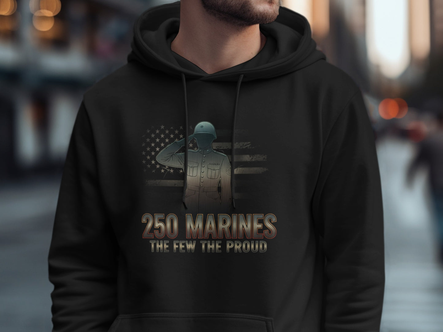250 Marines The Few The Proud Hoodie