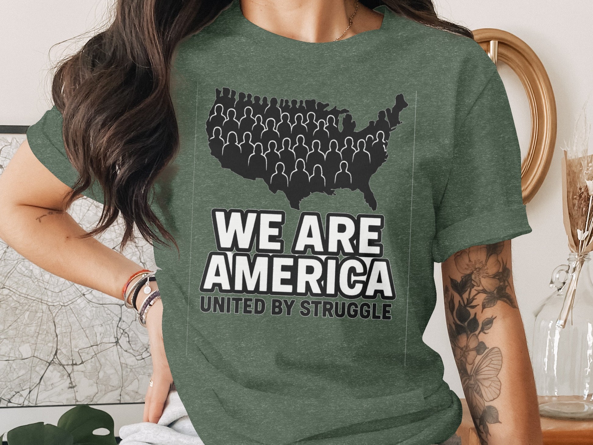 We Are America United By Struggle Graphic T-Shirt product