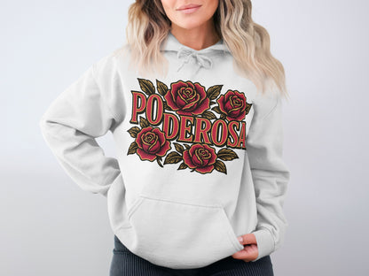 Ponderosa Red Rose Graphic Hoodie Stylish Apparel product type