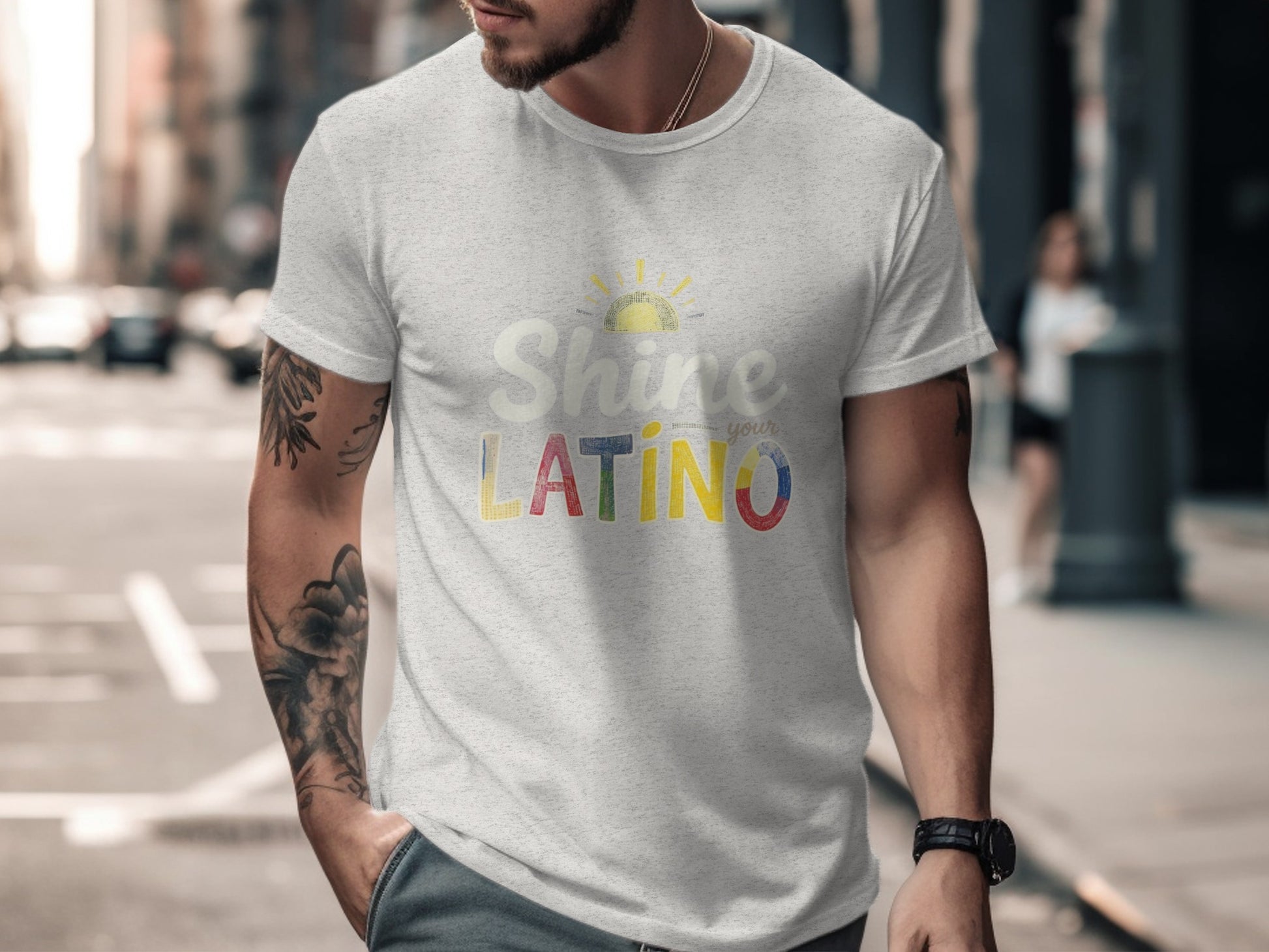 Shine Your Latino Graphic T-Shirt product type