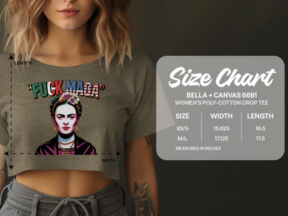 Colorful Rebel Crop Tee Statement Fashion product type