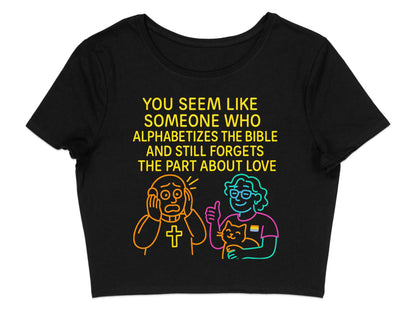 You Seem Like Someone Who Alphabetizes Bible product type