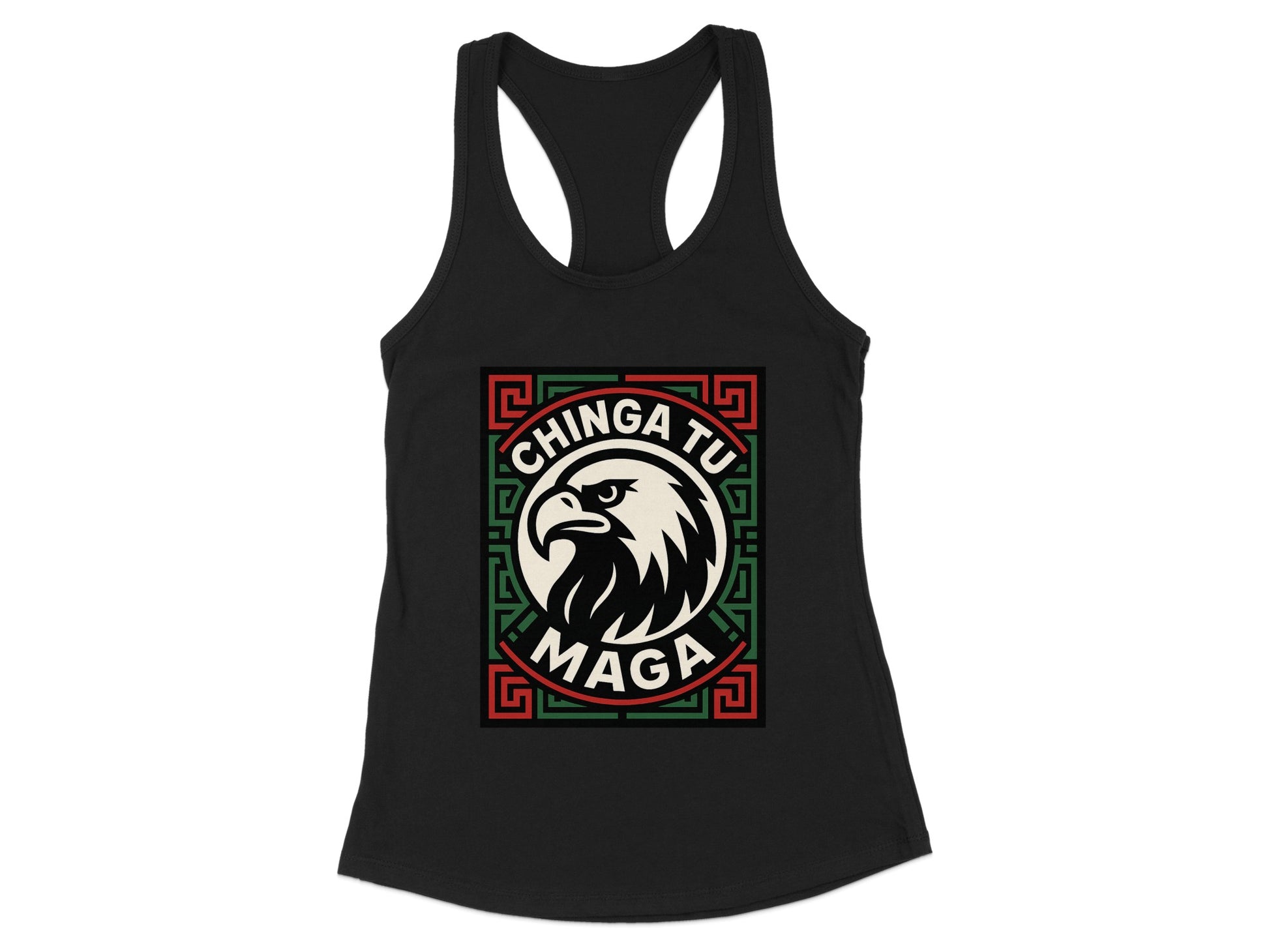 Chinga Tu Maga Eagle Design Women's Tank Top