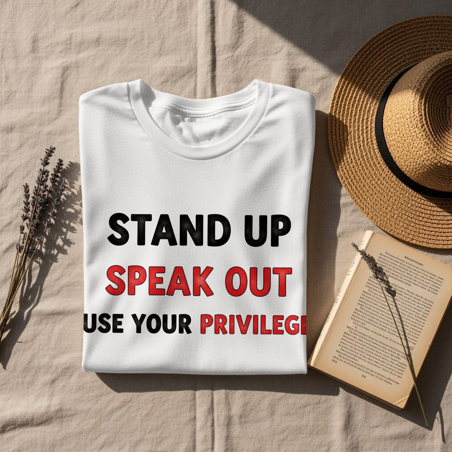 Stand Up Speak Out Use Your Privilege Shirt