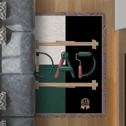 #1 Dad Tools Theme Rectangular Living Room Rug product