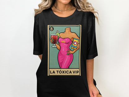 La Tóxica VIP Graphic Tee for a Bold Fashion Product