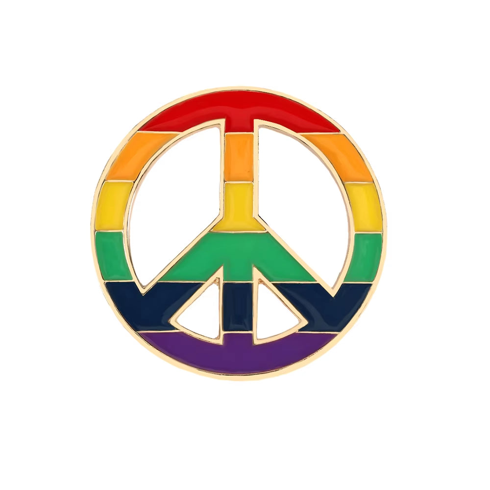 Celebrate Love with Our Custom Rainbow Enamel Pins - Stylish LGBT Brooches Featuring Heart and Gesture Designs for Bags, Shirts, and Lapels - Perfect Unique Jewelry Gifts