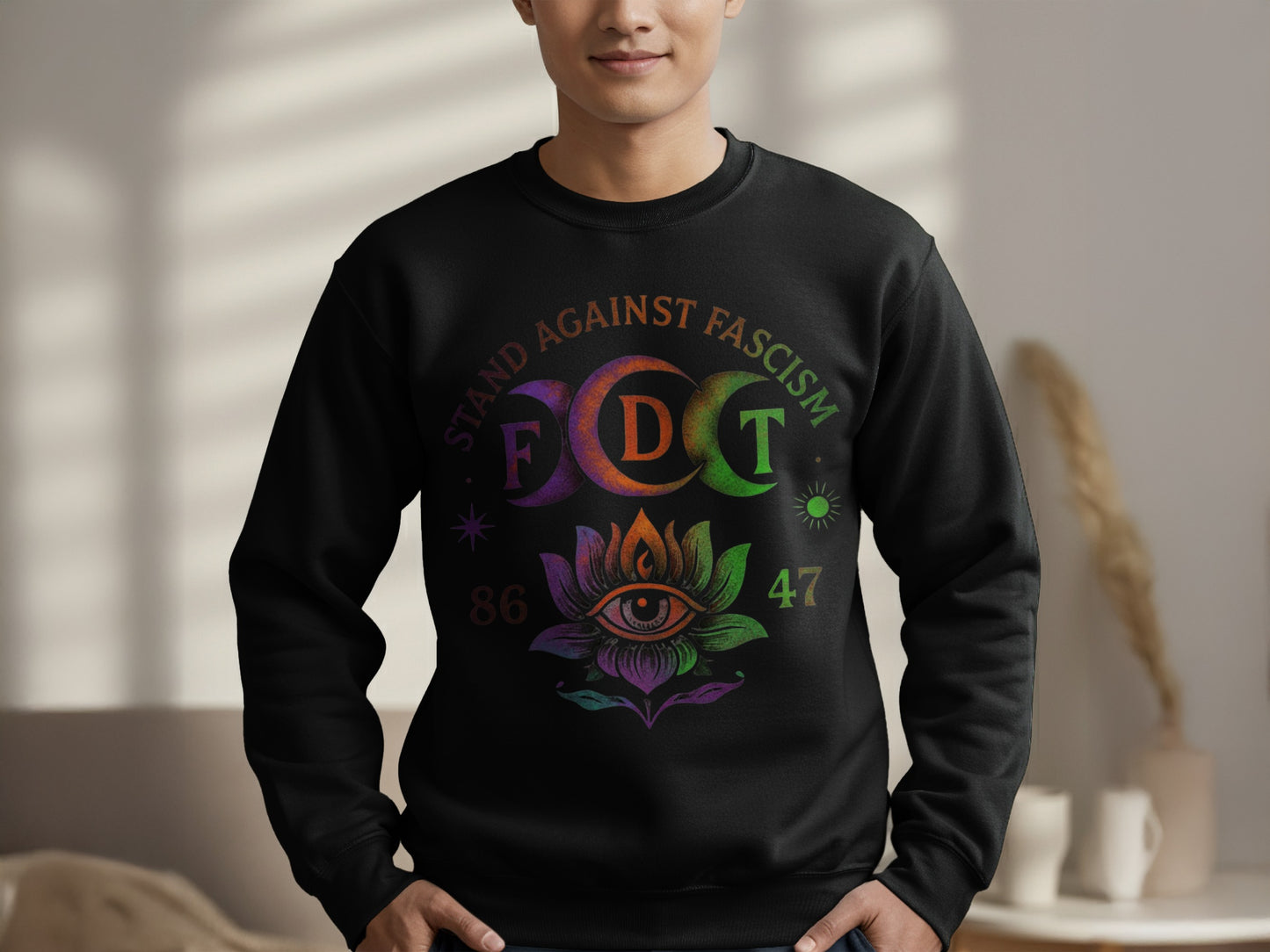 Stand Against Fascism Eye Design Statement Product
