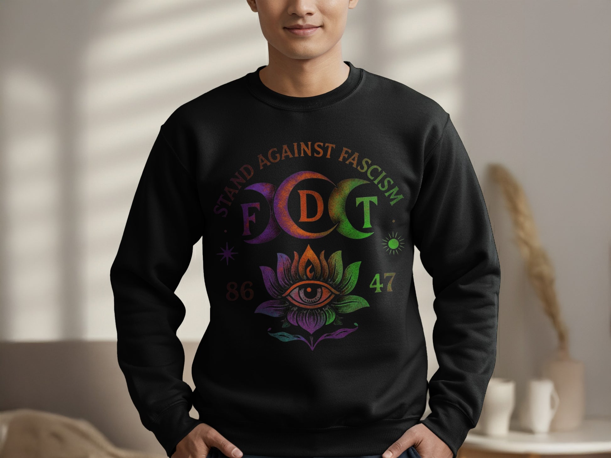 Stand Against Fascism Eye Design Statement Product