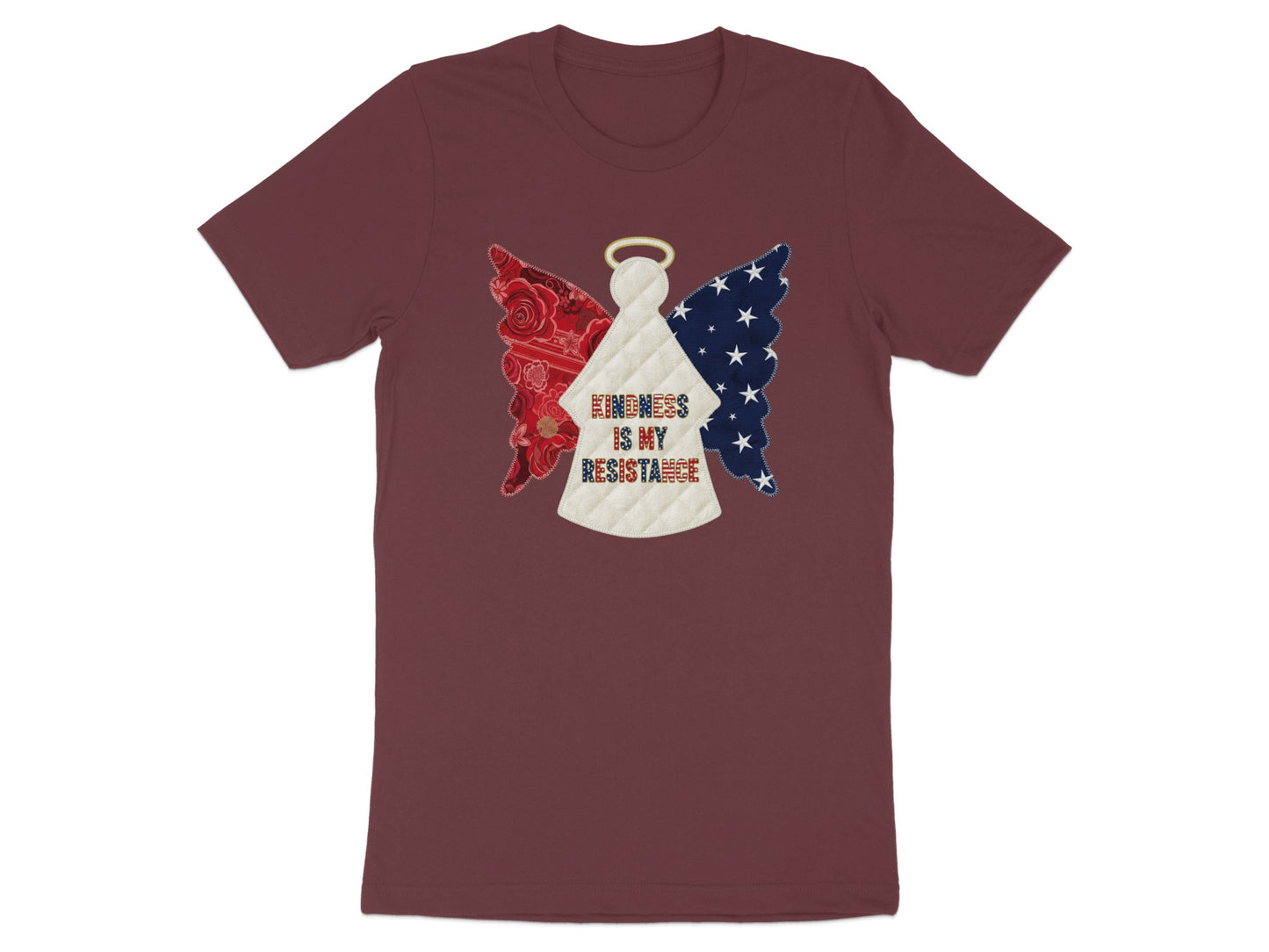 Kindness Is My Resistance Angel Wings Shirt