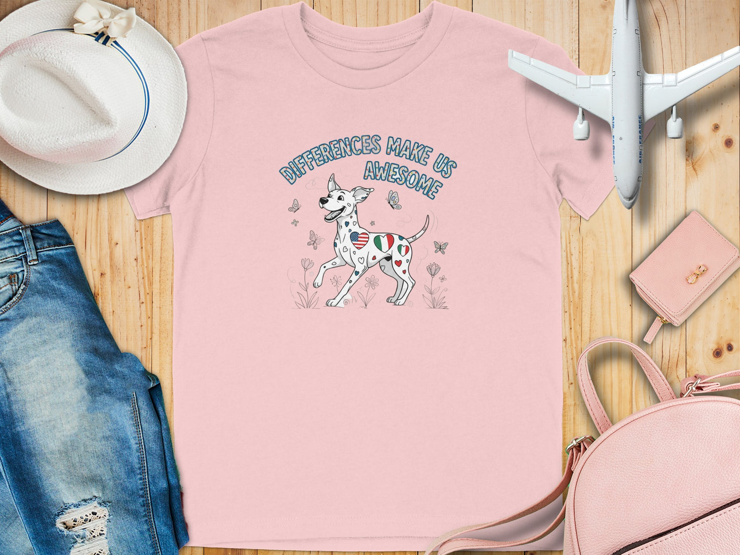 Differences Make Us Awesome Dalmatian shirt