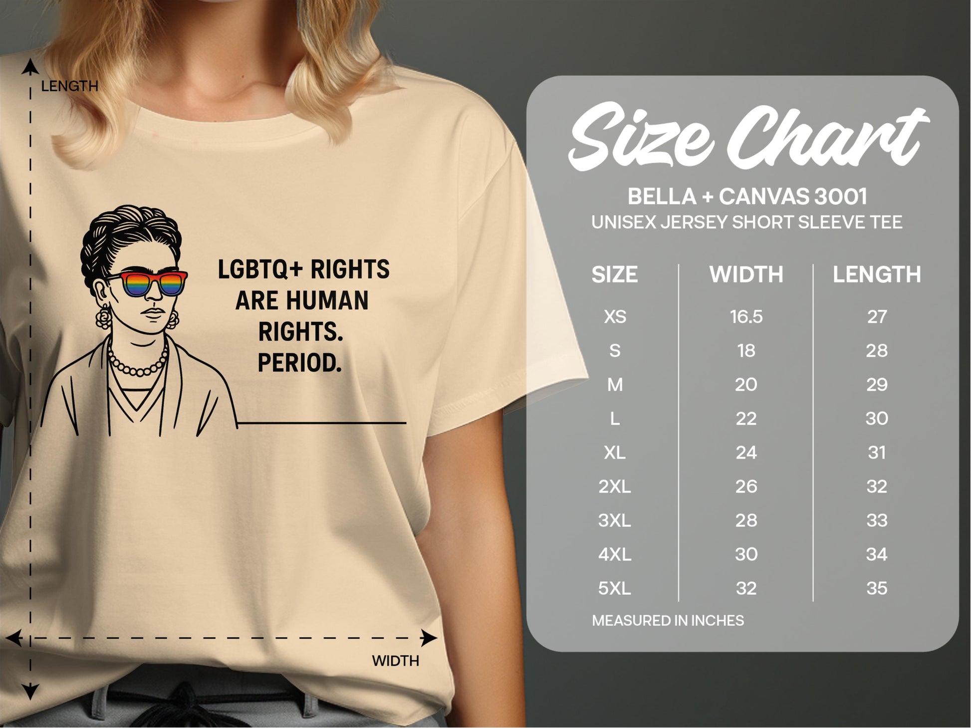 LGBTQ+ Rights Are Human Rights Period T-shirt product