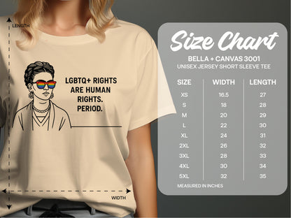 LGBTQ+ Rights Are Human Rights Period T-shirt product