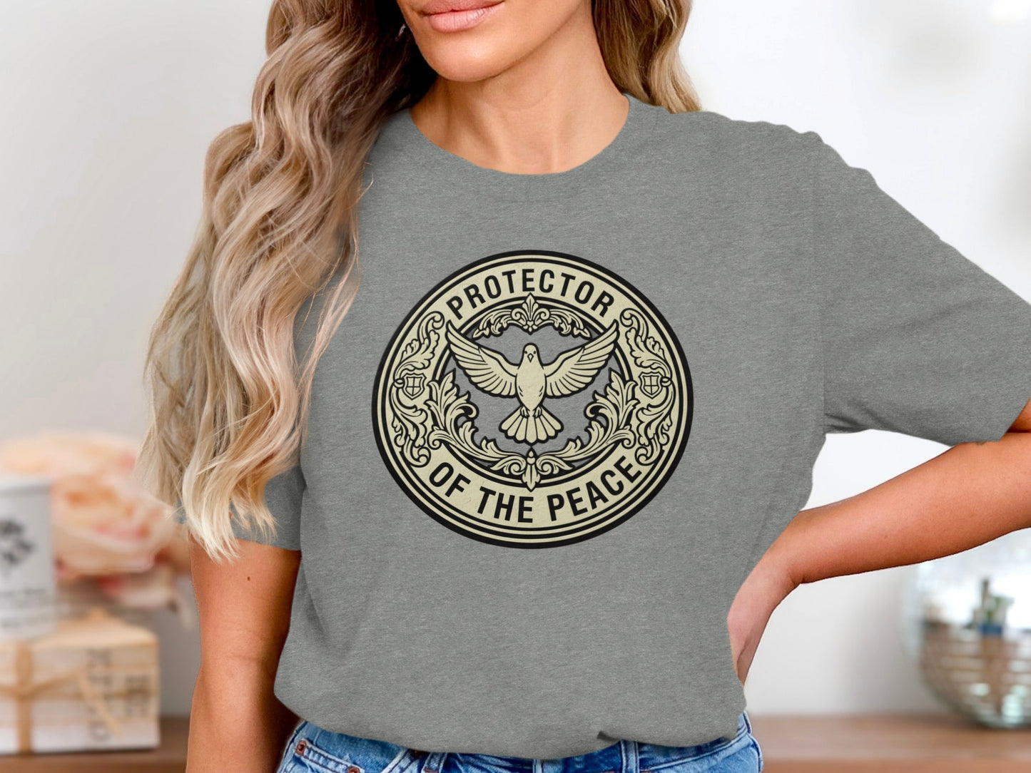 Protector of the Peace T-shirt with Unique Design