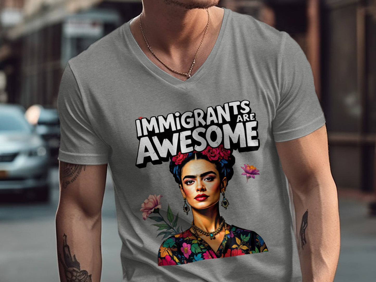 Immigrants Are Awesome Graphic T-Shirt