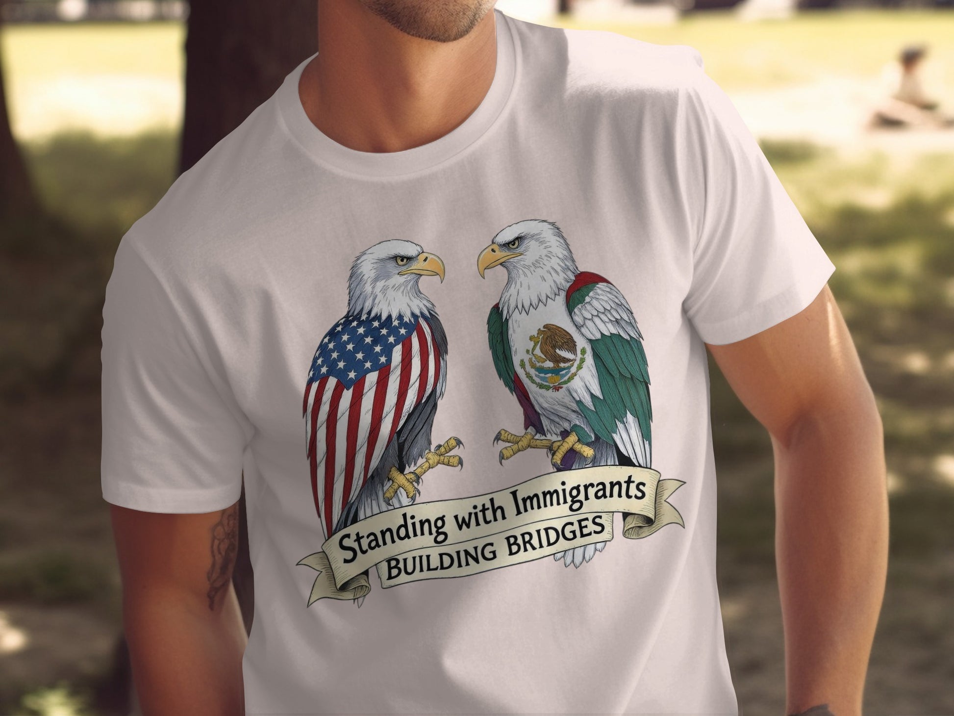 Standing with Immigrants Building Bridges product type