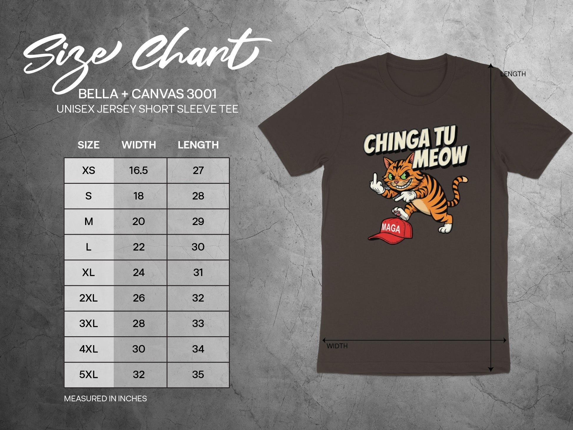Chinga Tu Meow Funny Tiger MAGA Hat Short Sleeve product type