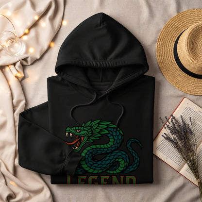 Dragon Snake Design Legend Print Hoodie product