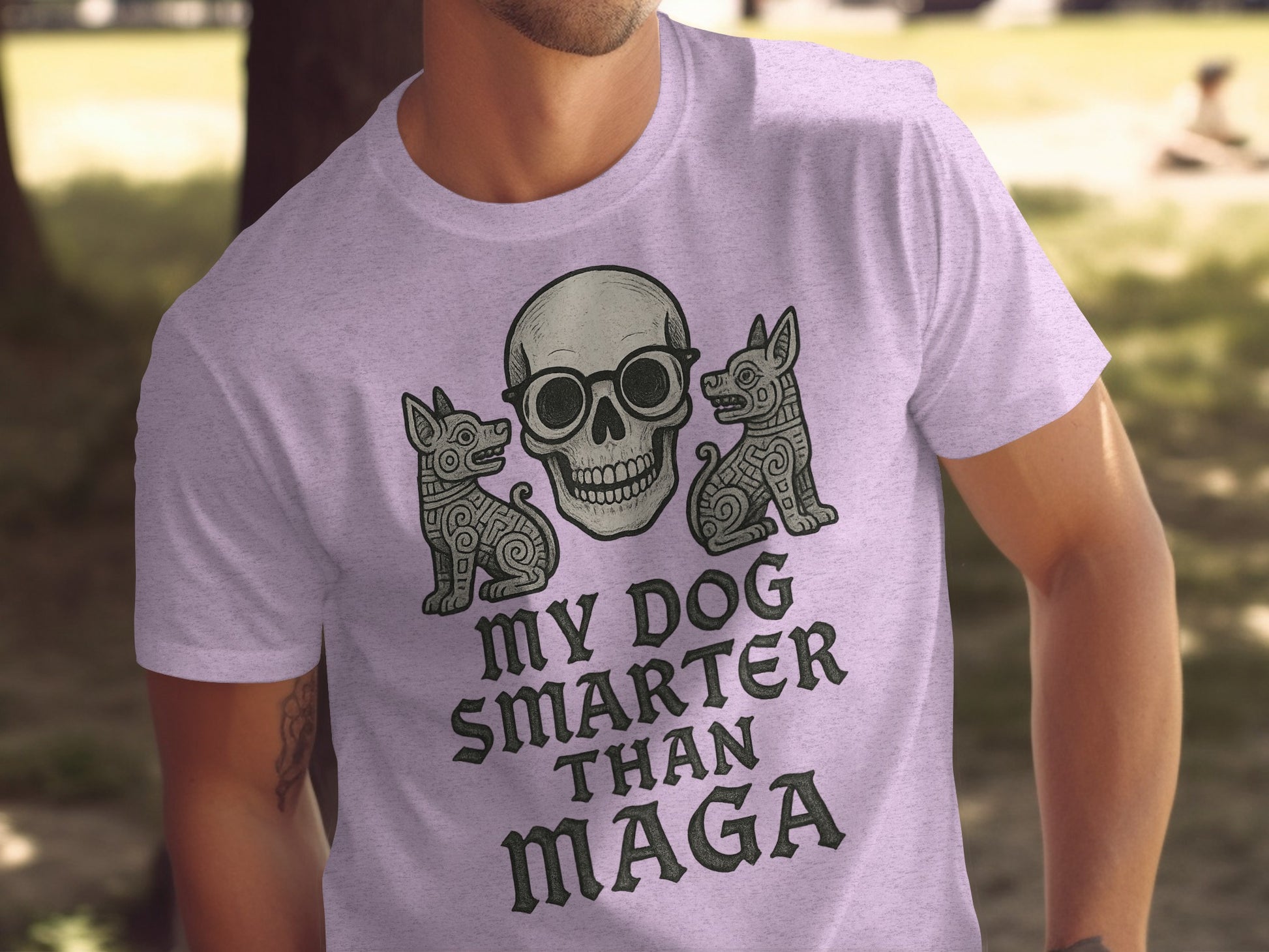 My Dog Smarter Than MAGA Graphic T-shirt