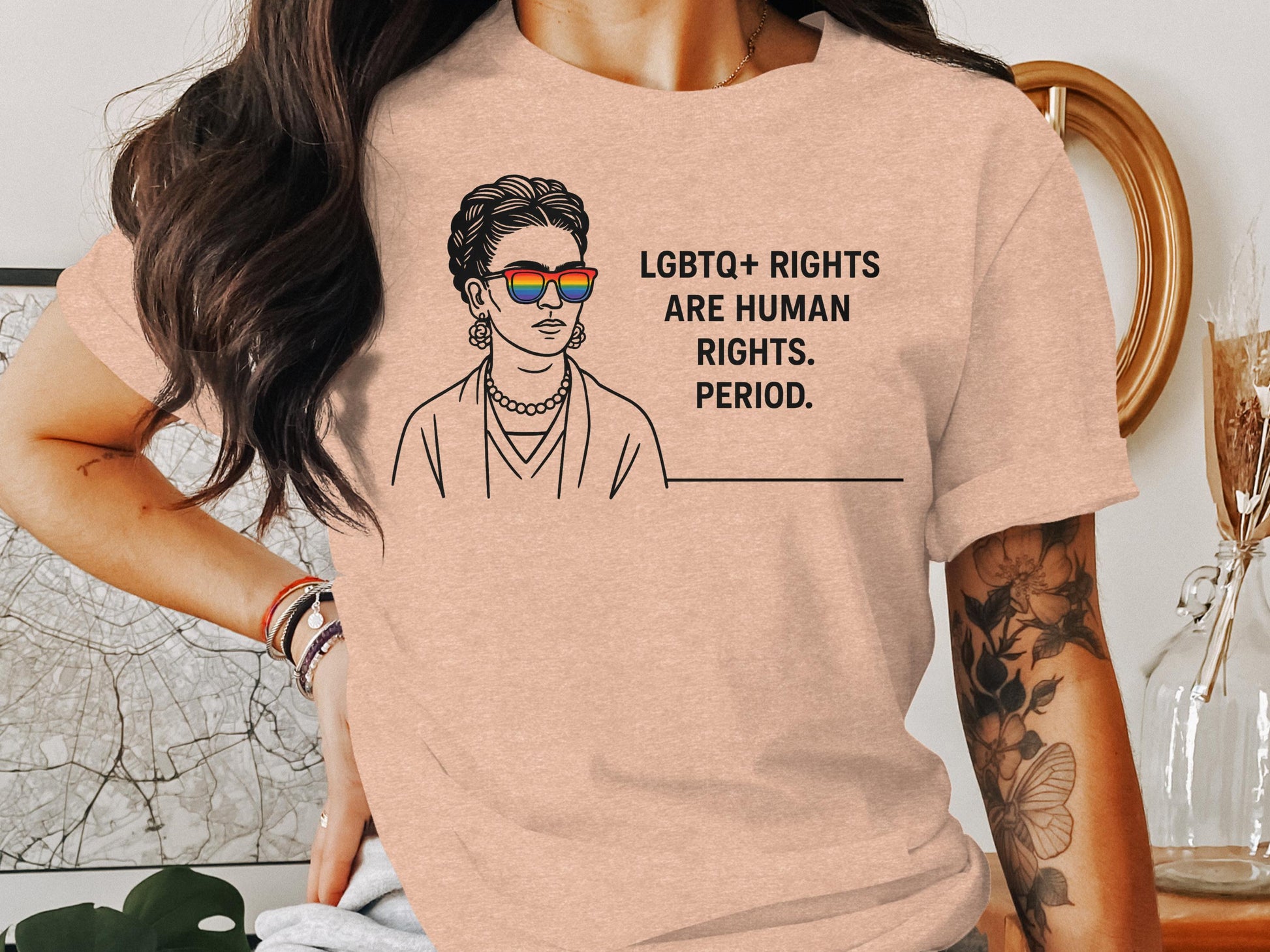 LGBTQ+ Rights Are Human Rights Period T-Shirt product