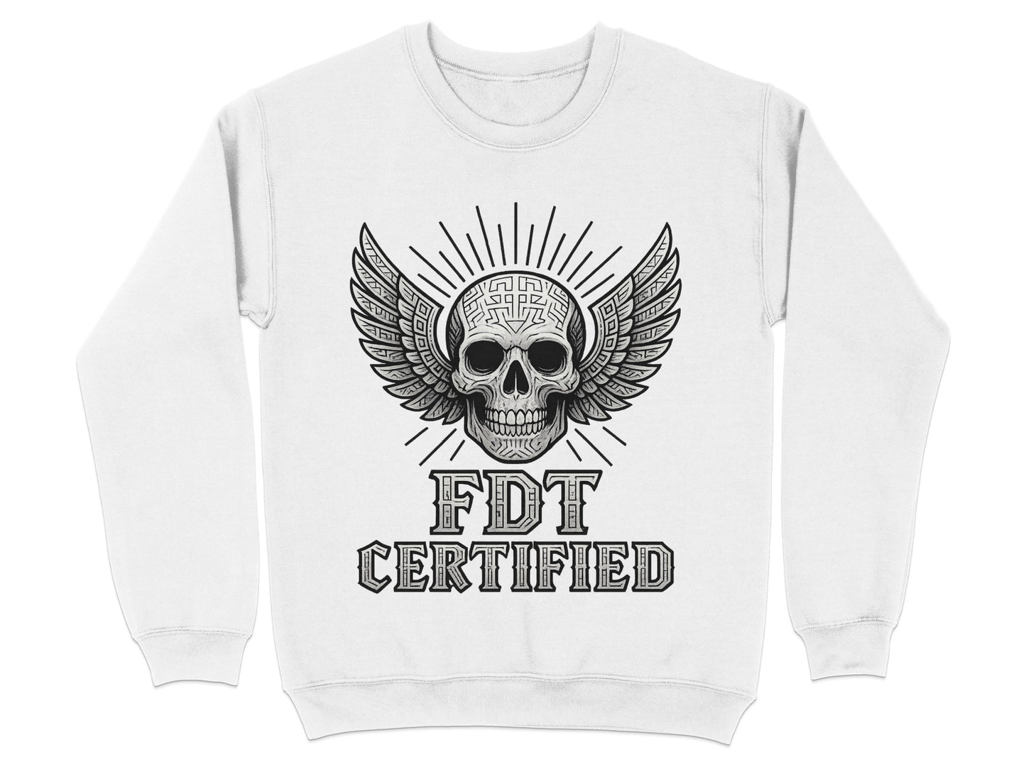 FDT Certified Skull Design Sweatshirt product