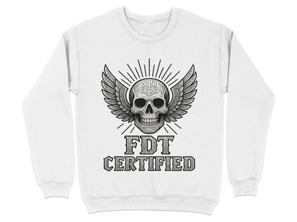 FDT Certified Skull Design Sweatshirt product